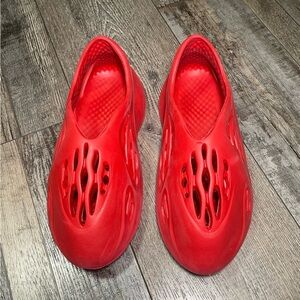 Red Slip-On Shoes